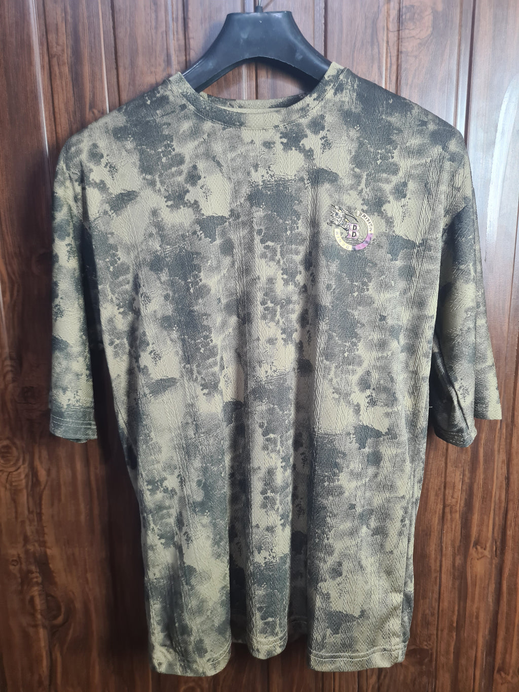 Ravaaz Vintage Camo Oversized T-Shirt