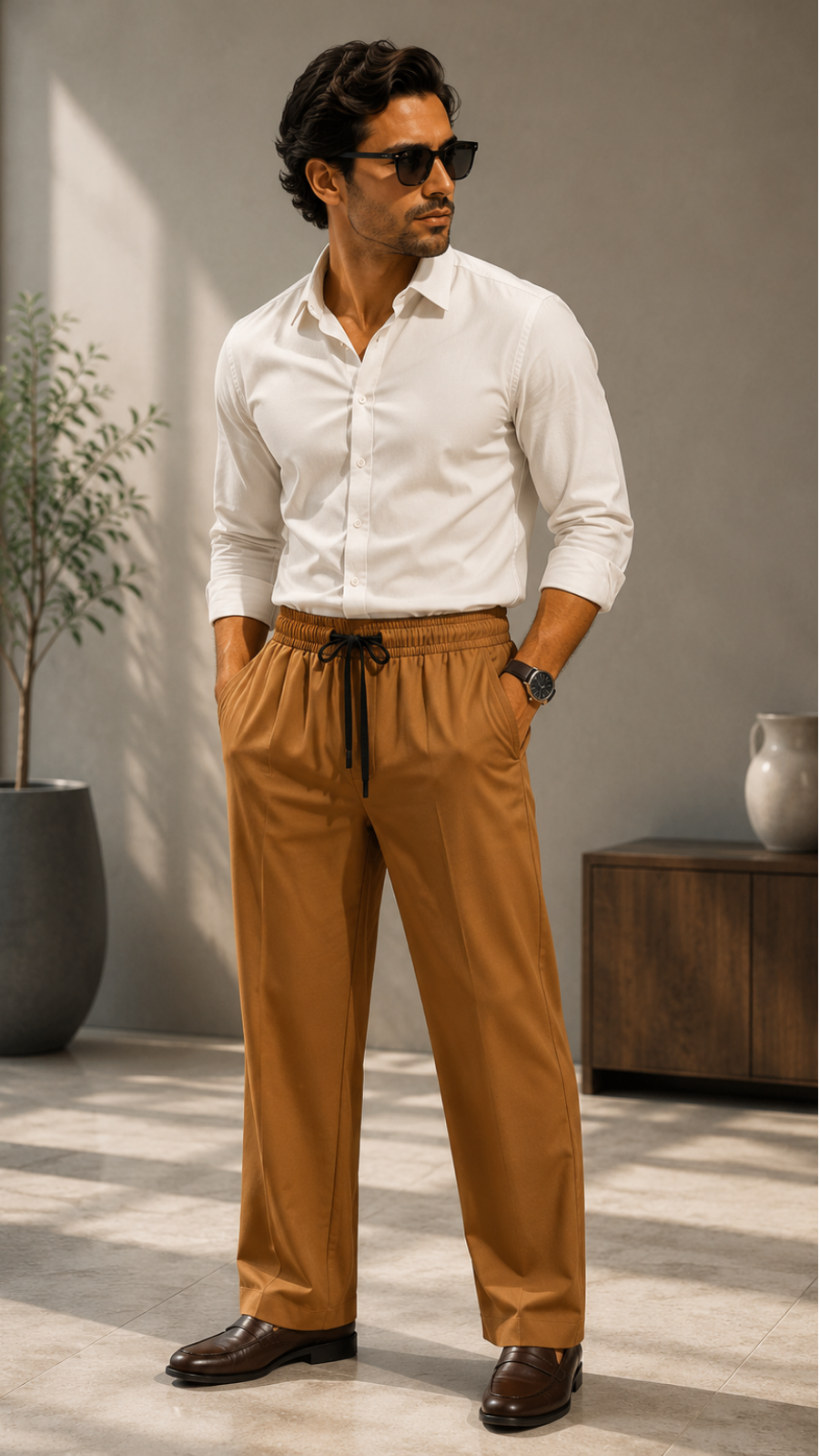 Ravaaz Signature Relaxed Fit Trouser