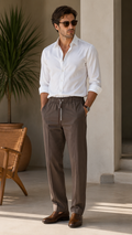 Ravaaz Milano Fit Korean Baggy Trouser
