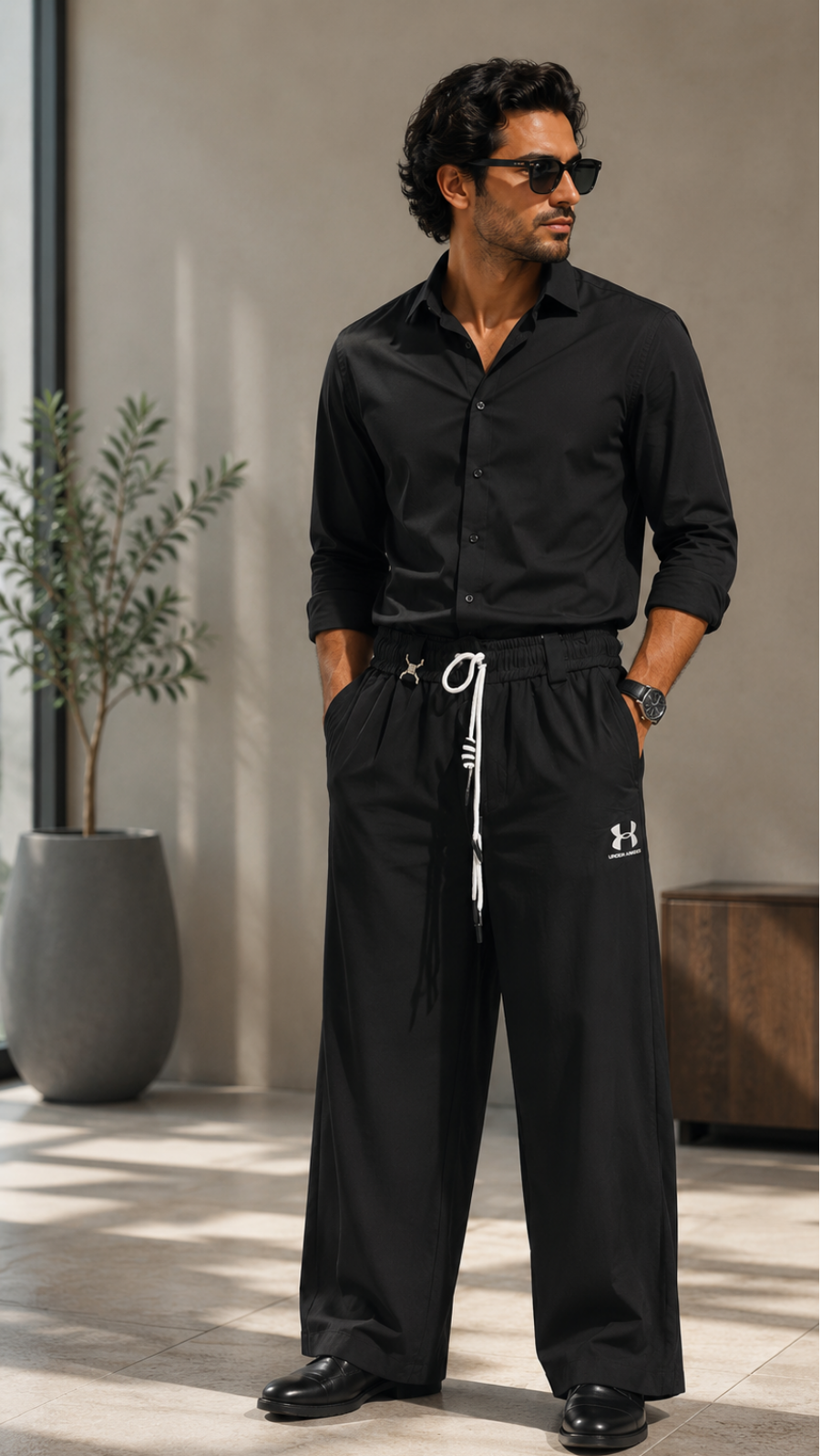 Ravaaz UrbanFlow Wide Leg Trouser