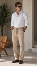 Ravaaz Seoul Fit Korean Baggy Trouser